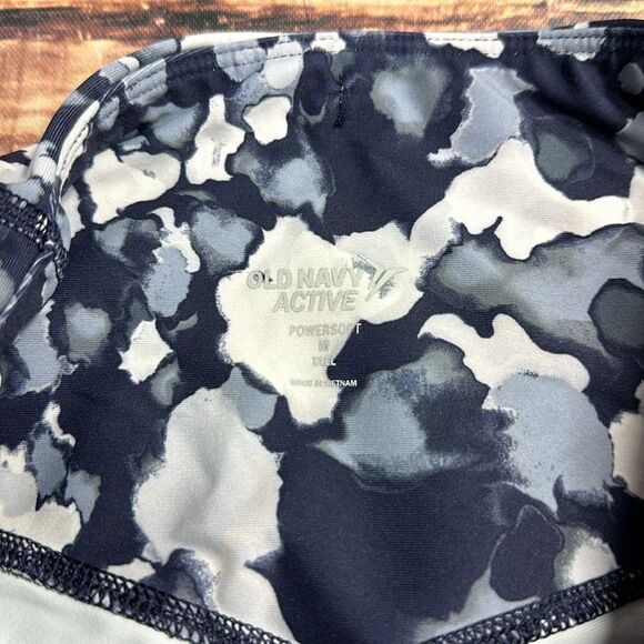 Old Navy Active Tall Athletic Leggings Blue Mesh Detail - Picture 5 of 8